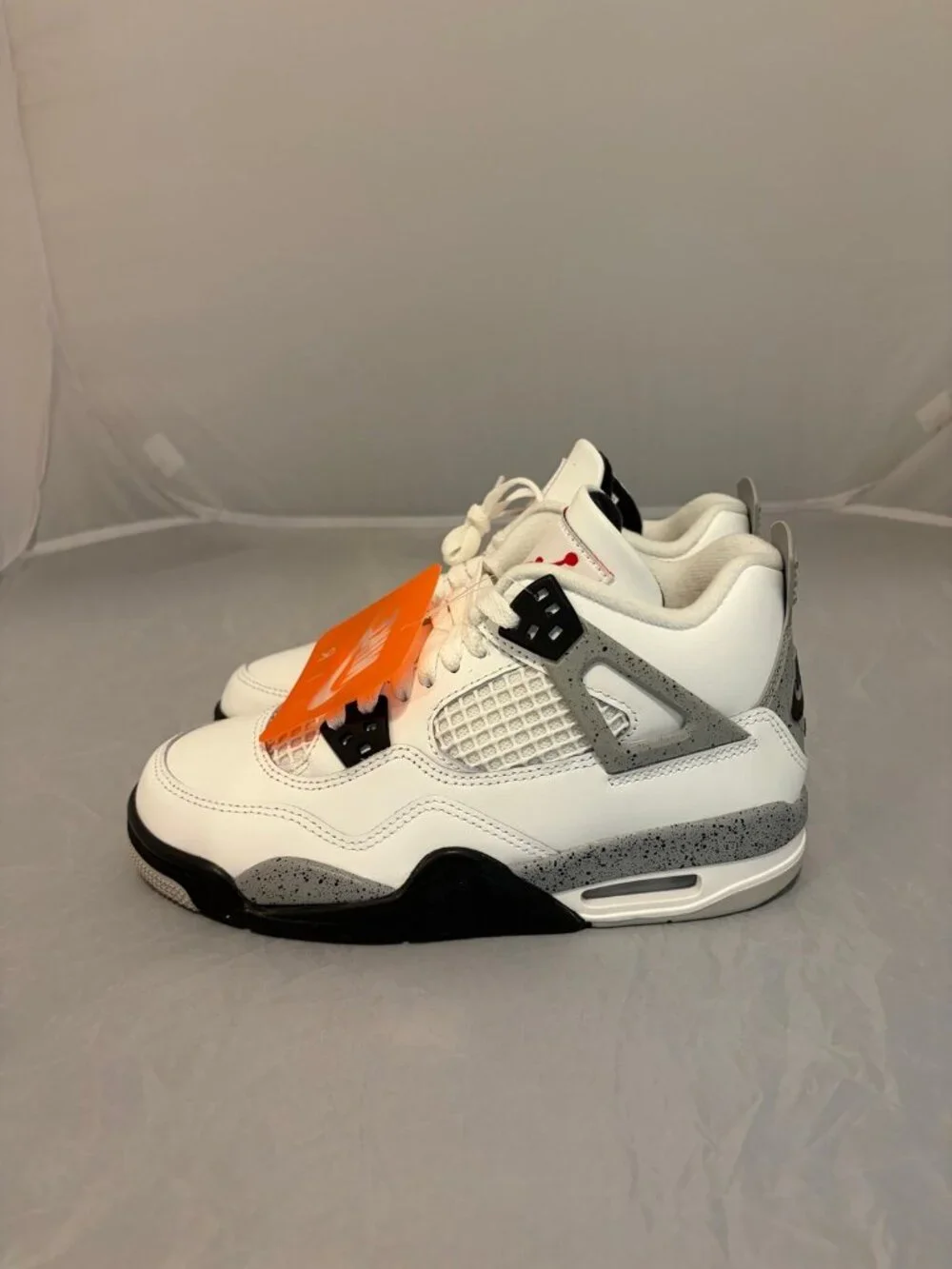Air Jordan 4 retro OG white cement Kids shoes GS size 4y IB4171 100 New